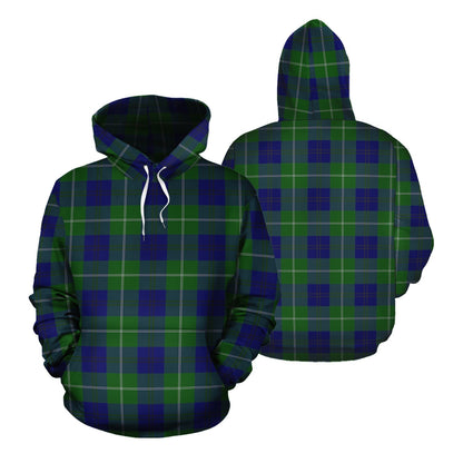 Printivon Oliphant Modern Tartan Hoodie