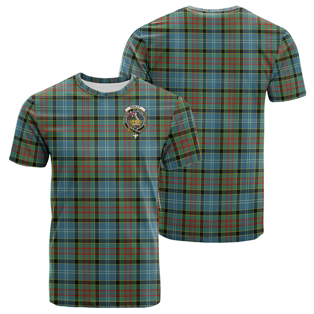 Printivon Paisley Tartan T Shirt