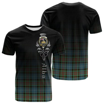 Printivon Paisley Tartan Crest Alba Celtic T Shirt