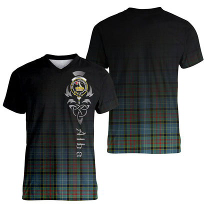 Printivon Paisley Tartan Crest Alba Celtic T Shirt