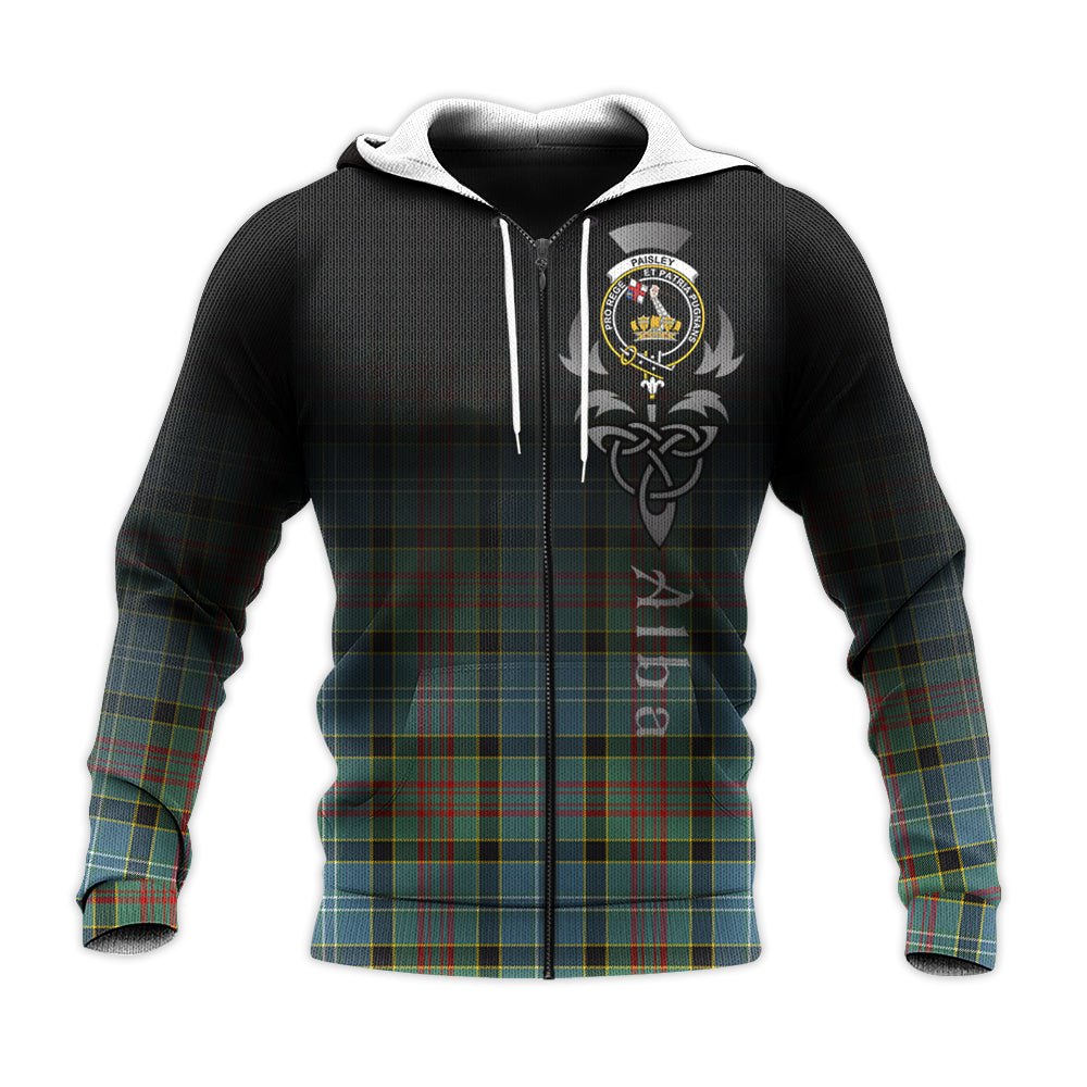 Printivon Paisley Tartan Crest Alba Celtic Hoodie