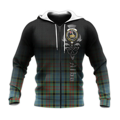Printivon Paisley Tartan Crest Alba Celtic Hoodie