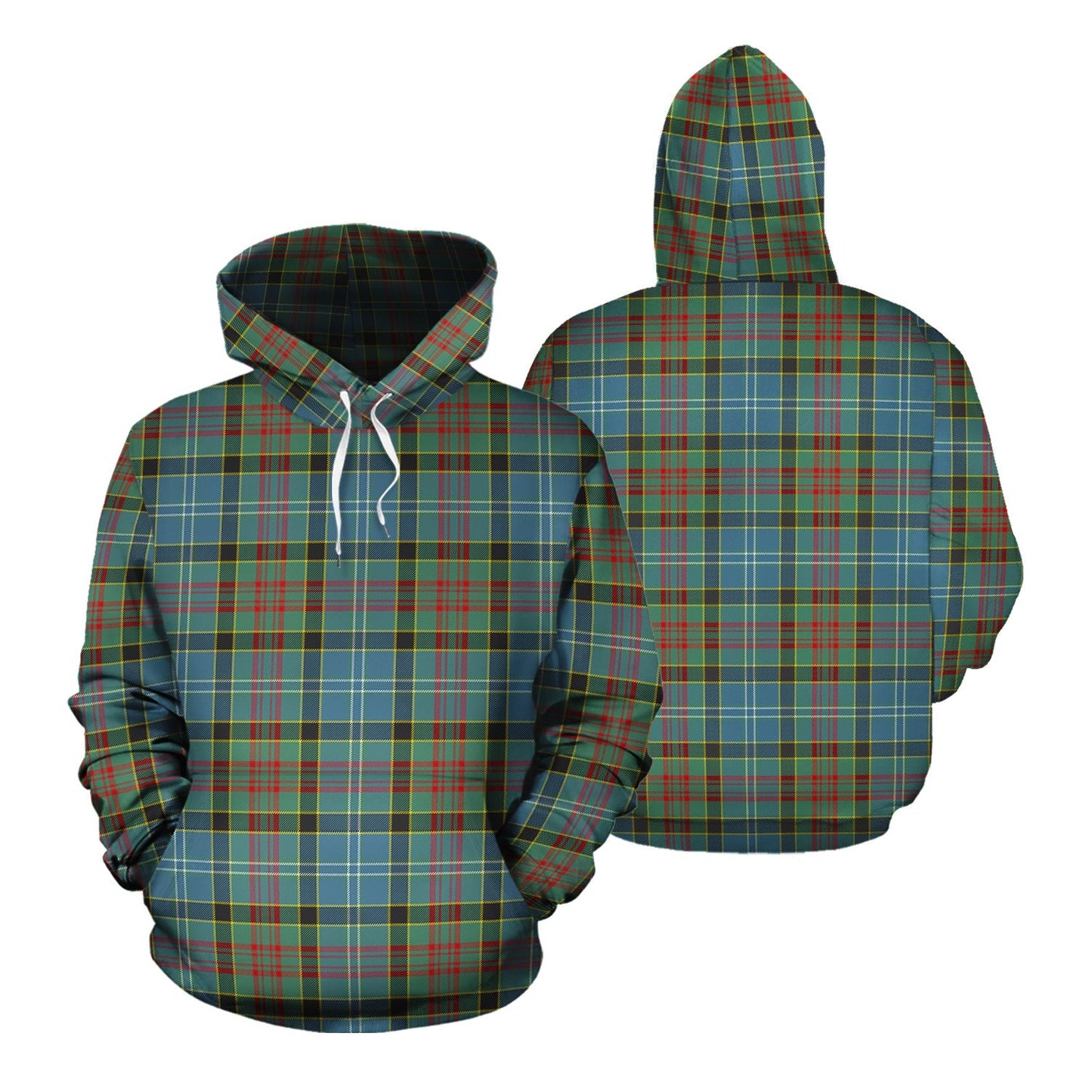 Printivon Paisley Tartan Hoodie
