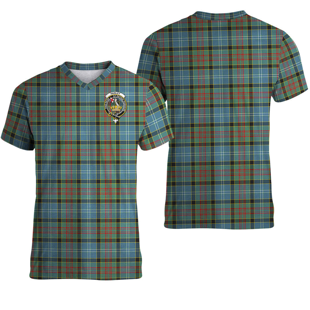 Printivon Paisley Tartan T Shirt