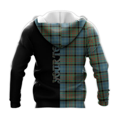 Printivon Paisley Tartan Personalize Half Hoodie