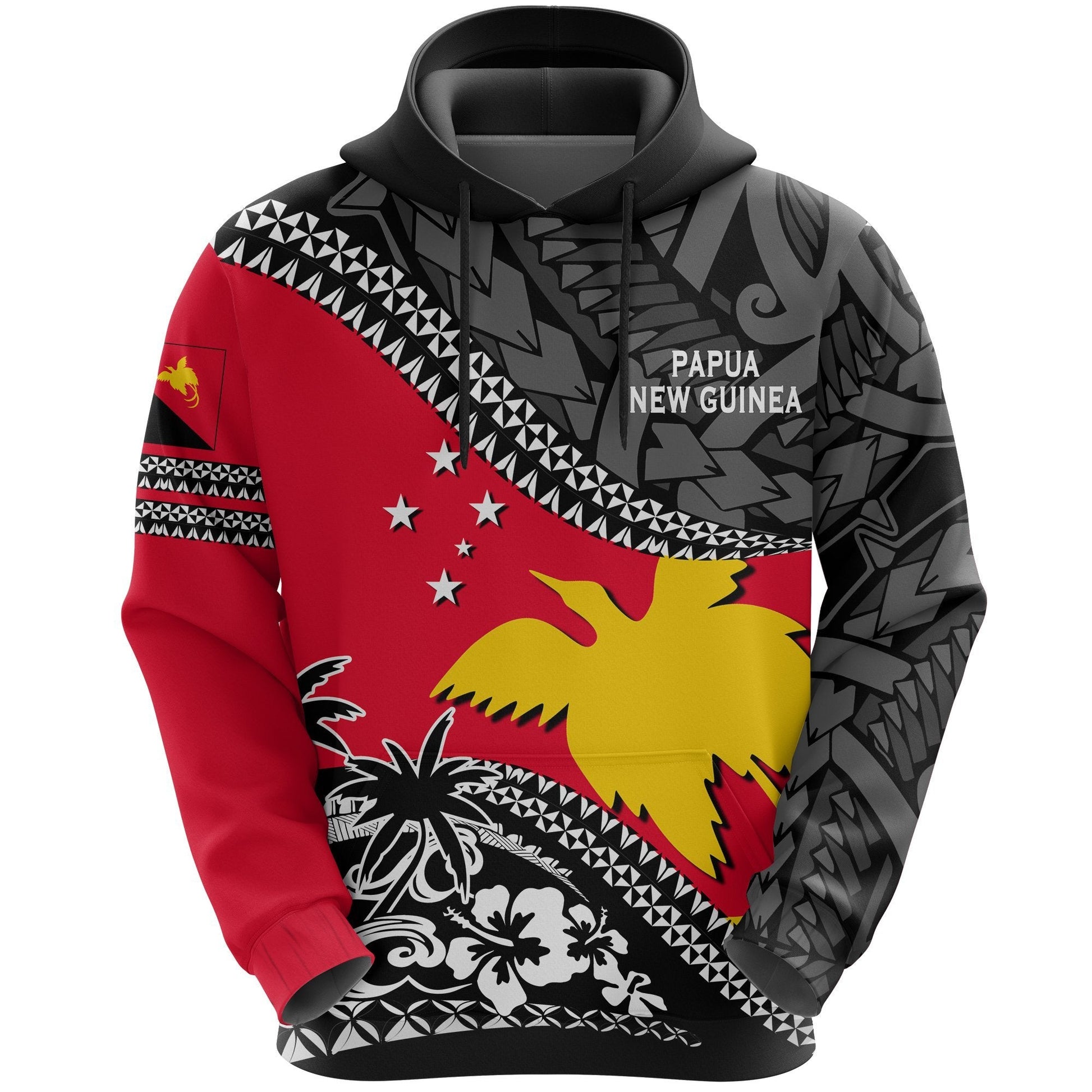 Papua New Guinea Hoodie Fall In The Wave K7