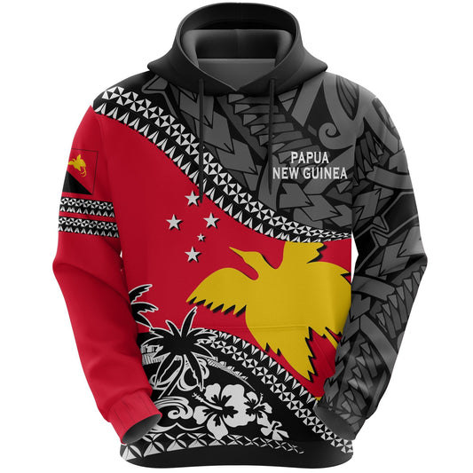 Papua New Guinea Hoodie Fall In The Wave K7