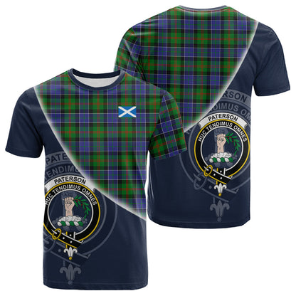 Printivon Paterson Tartan Scottish Crest T Shirt