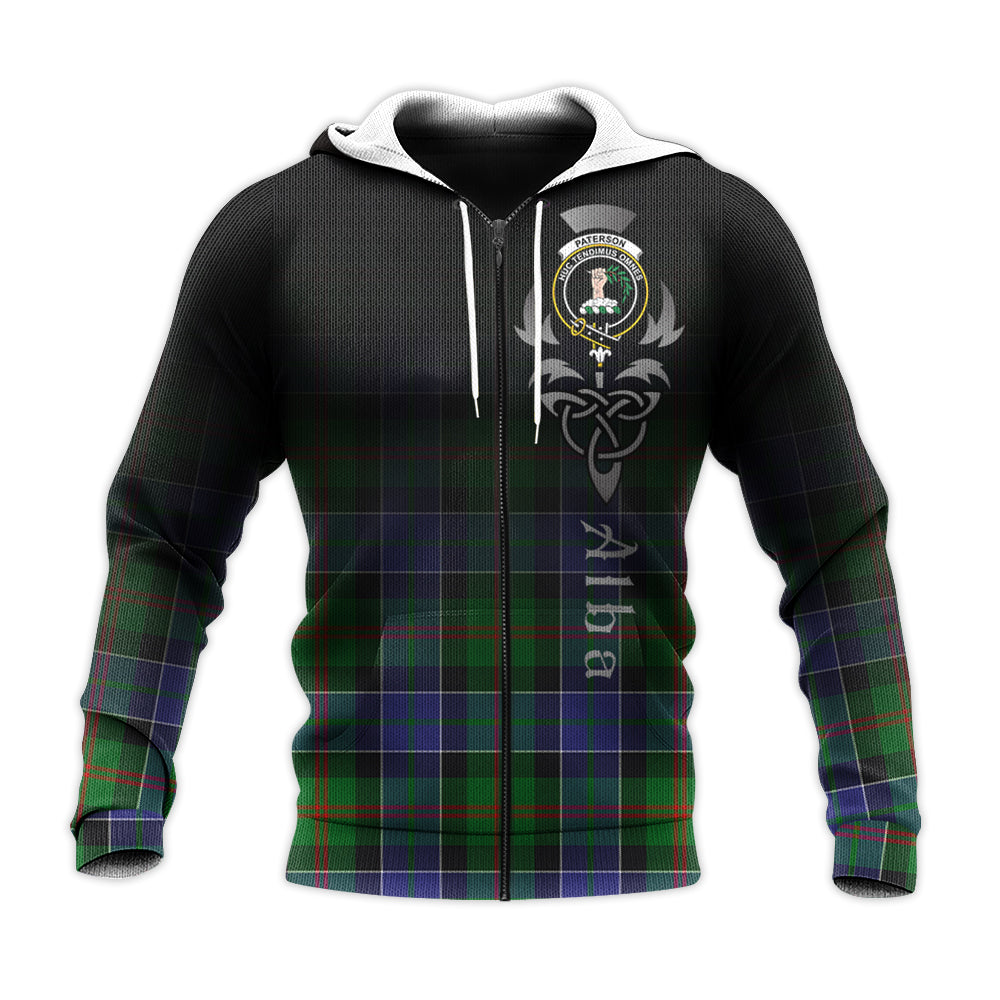 Printivon Paterson Tartan Crest Alba Celtic Hoodie