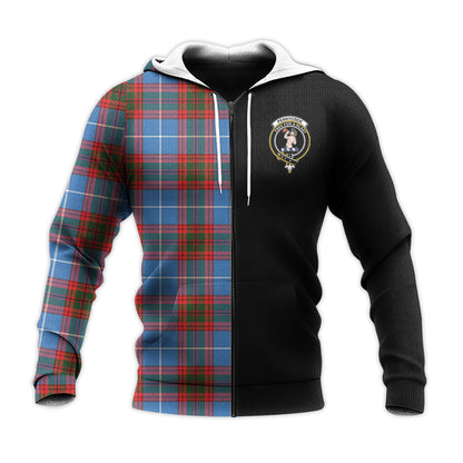 Printivon Pennycook Tartan Personalize Half Hoodie
