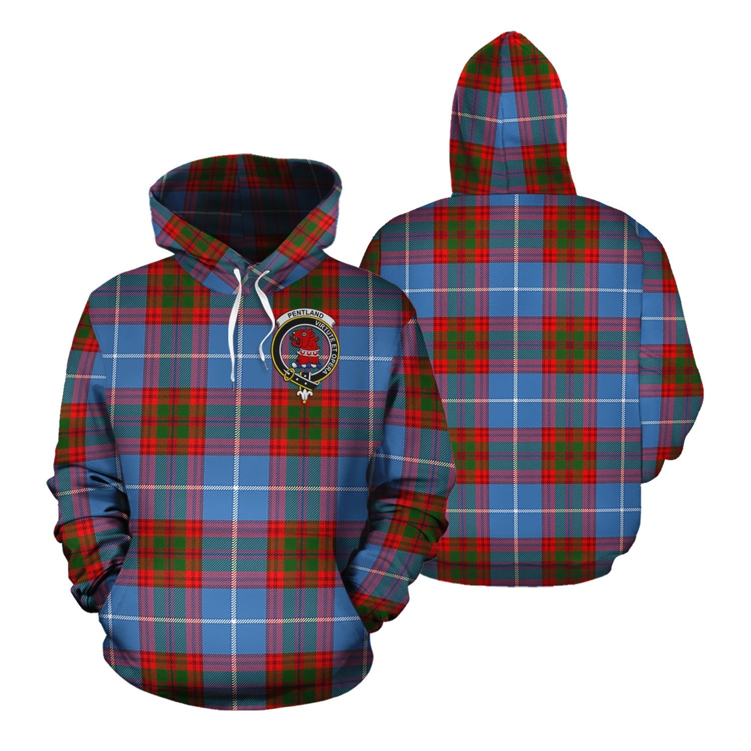 Printivon Pentland Tartan Hoodie