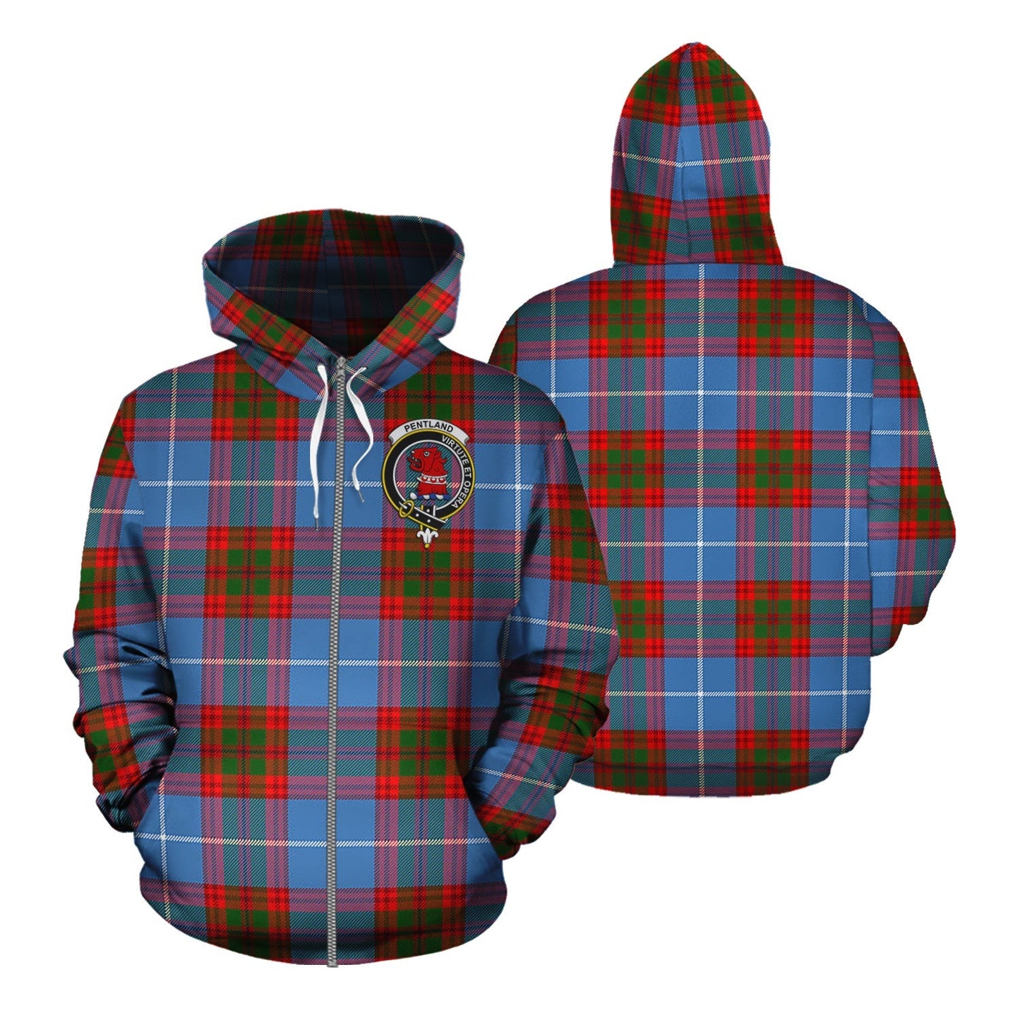 Printivon Pentland Tartan Hoodie
