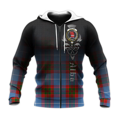 Printivon Pentland Tartan Crest Alba Celtic Hoodie