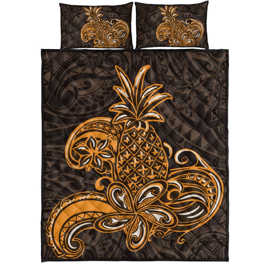 Hawaii Quilt Bed Set Tribe Pineapple Quilt Bed Set AH
