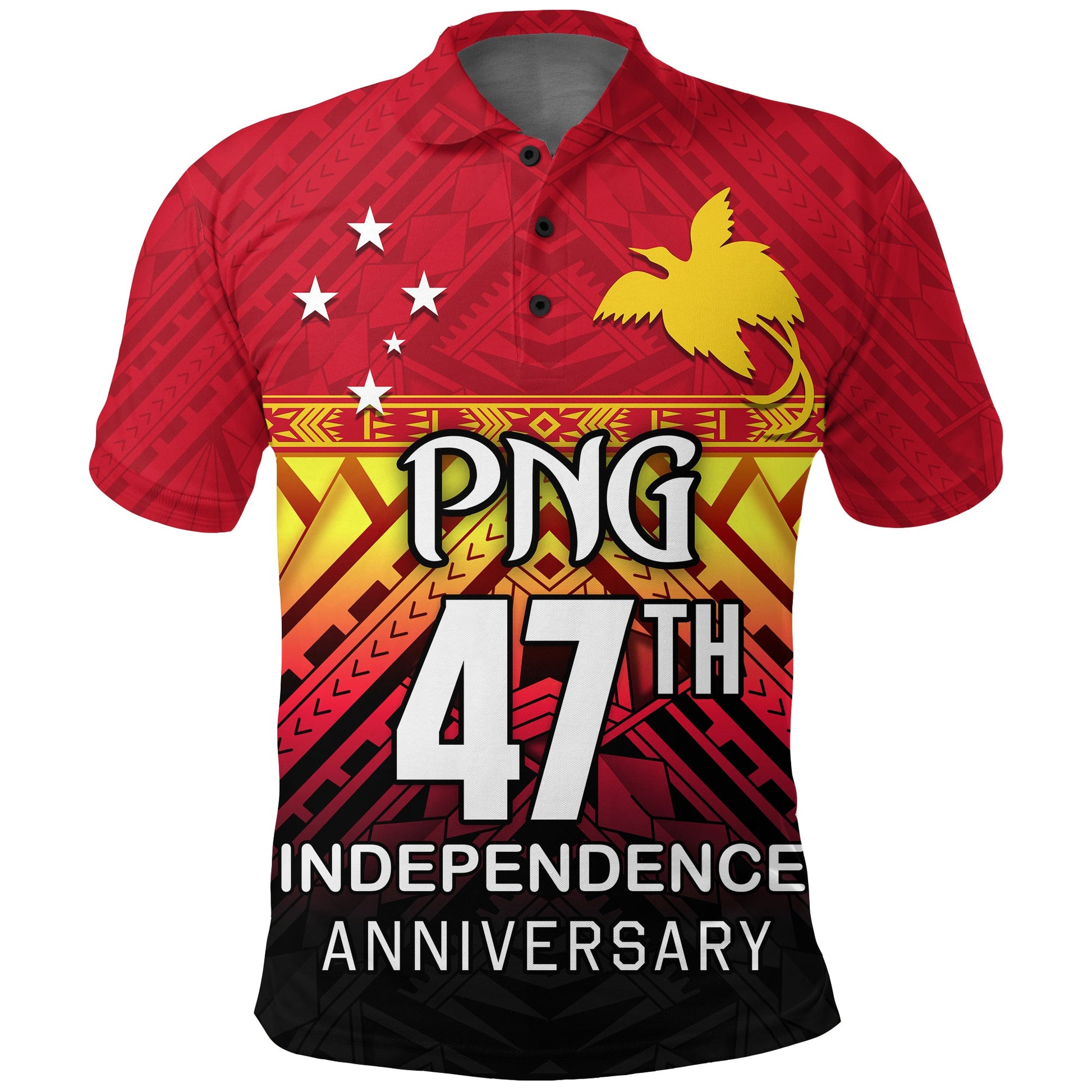 Papua New Guinea 47th Independence Anniversary Polo Shirt