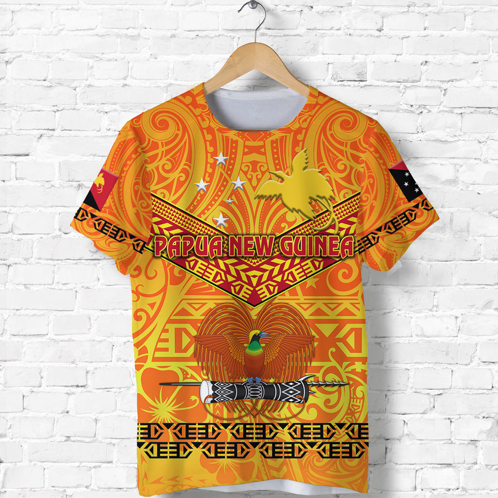 Papua New Guinea Kumuls T Shirt Simple Style - Yellow Vibes