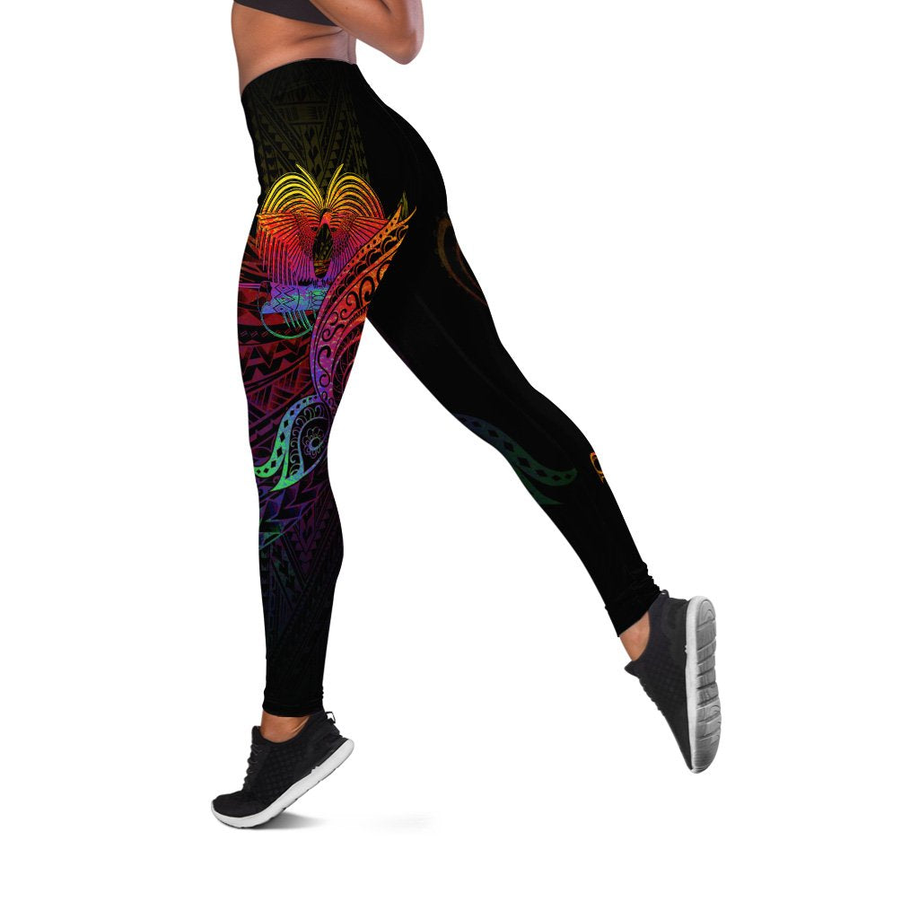 Papua New Guinea Leggings - Butterfly Polynesian Style
