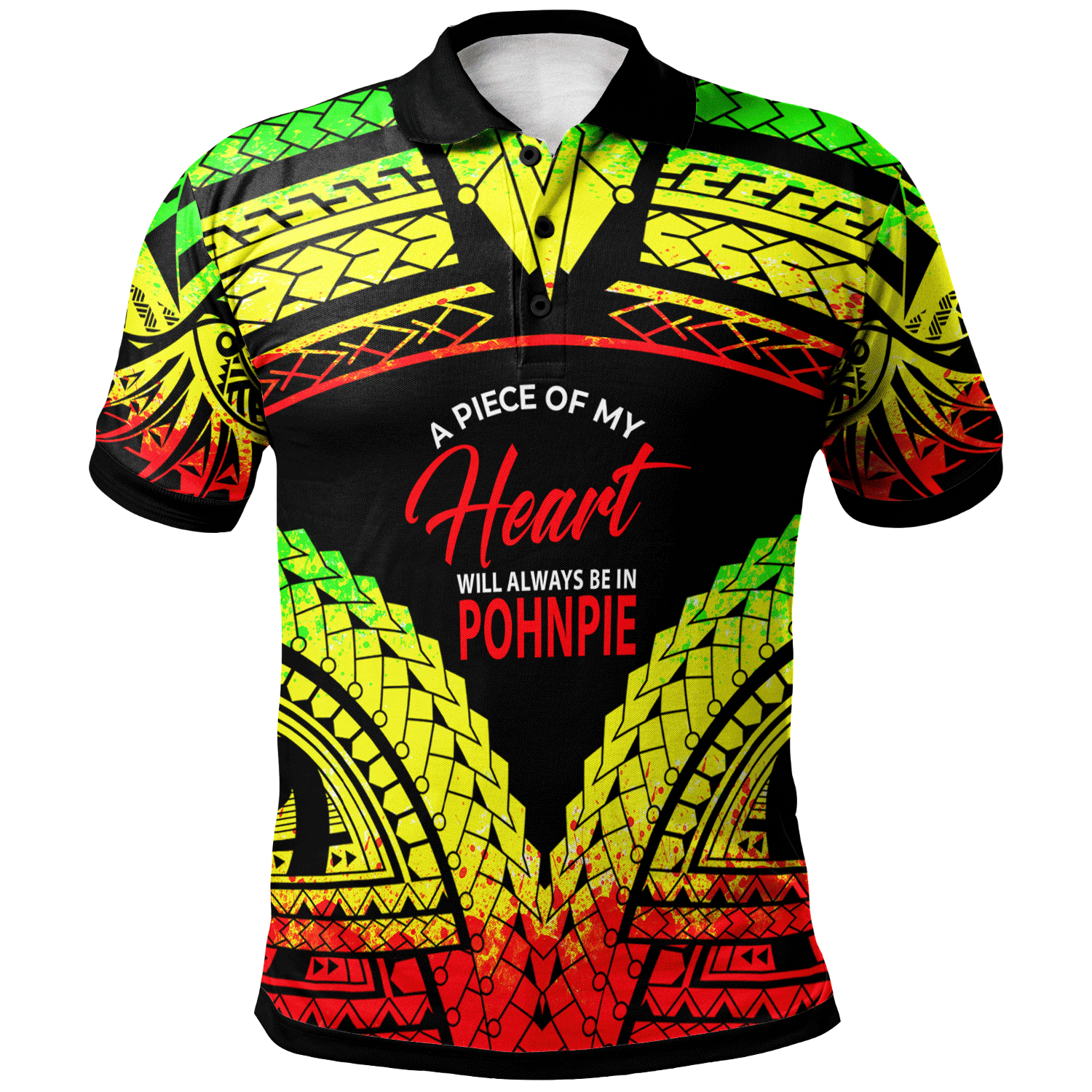Pohnpei Polo Shirt - A Piece Of My Heart