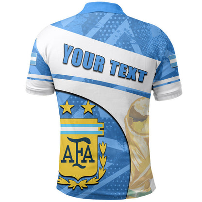 Custom Argentina Polo Shirt Football 2022 Basic Style