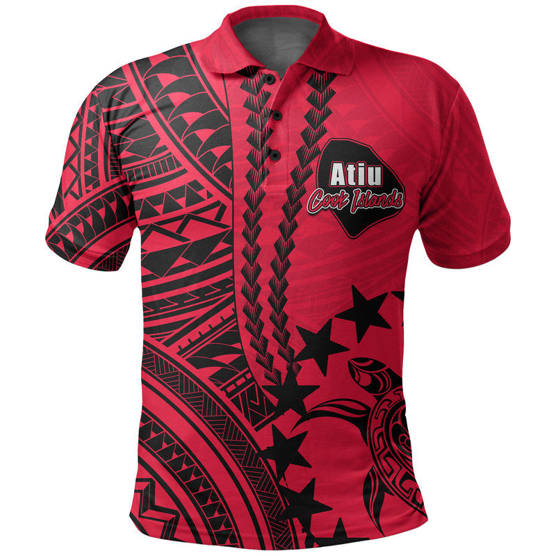 Cook Islands Atiu Polynesian Polo Shirt