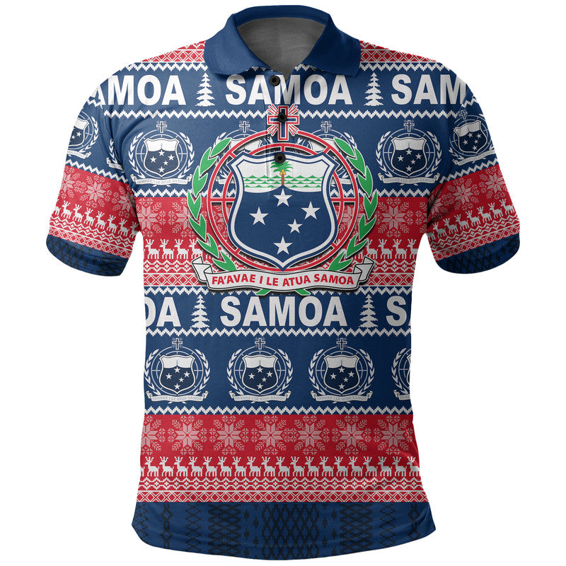 Samoa Christmas Polo Shirt 2022