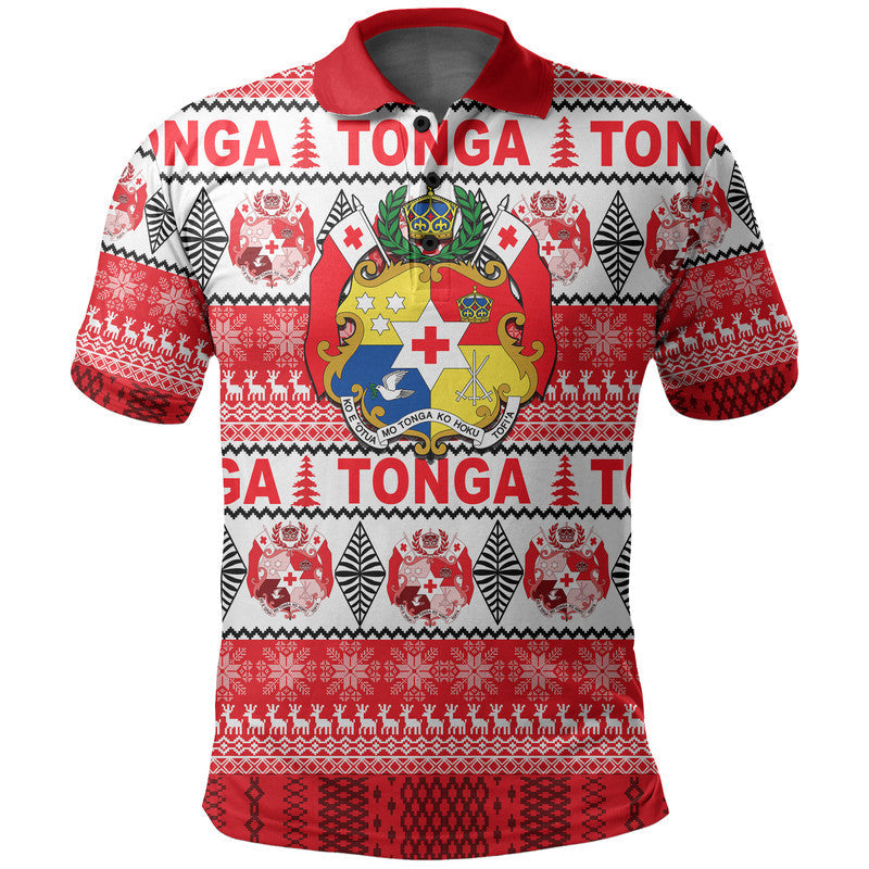 Tonga Christmas Polo Shirt 2022