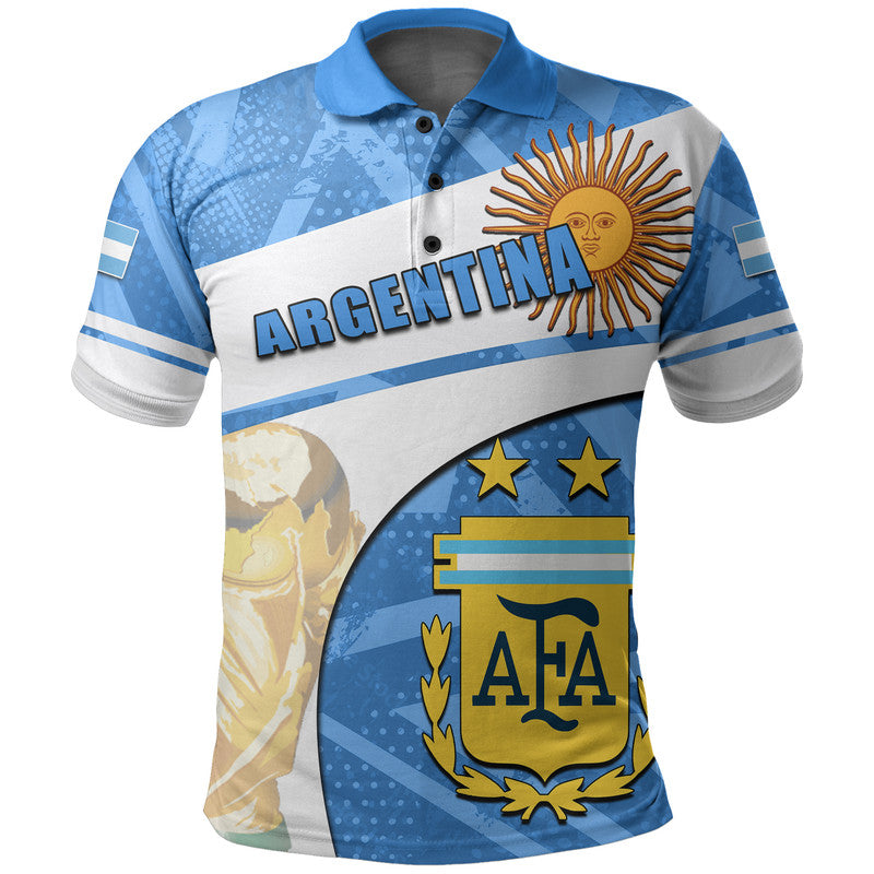 Custom Argentina Polo Shirt Football 2022 Basic Style