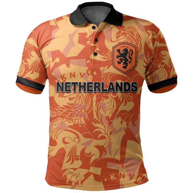 (Custom And Number) Netherlands Soccer Polo Shirt World Cup Champions