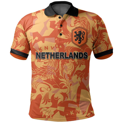 (Custom And Number) Netherlands Soccer Polo Shirt World Cup Champions