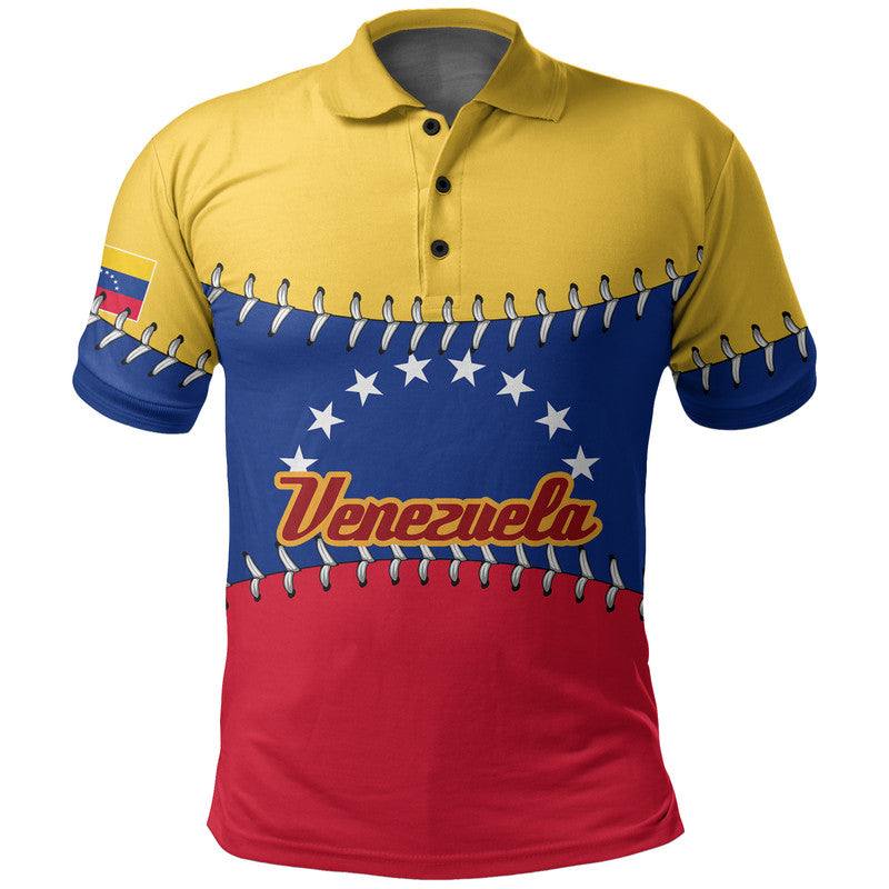 (Custom And Number) Baseball 2023 Venezuela Polo Shirt