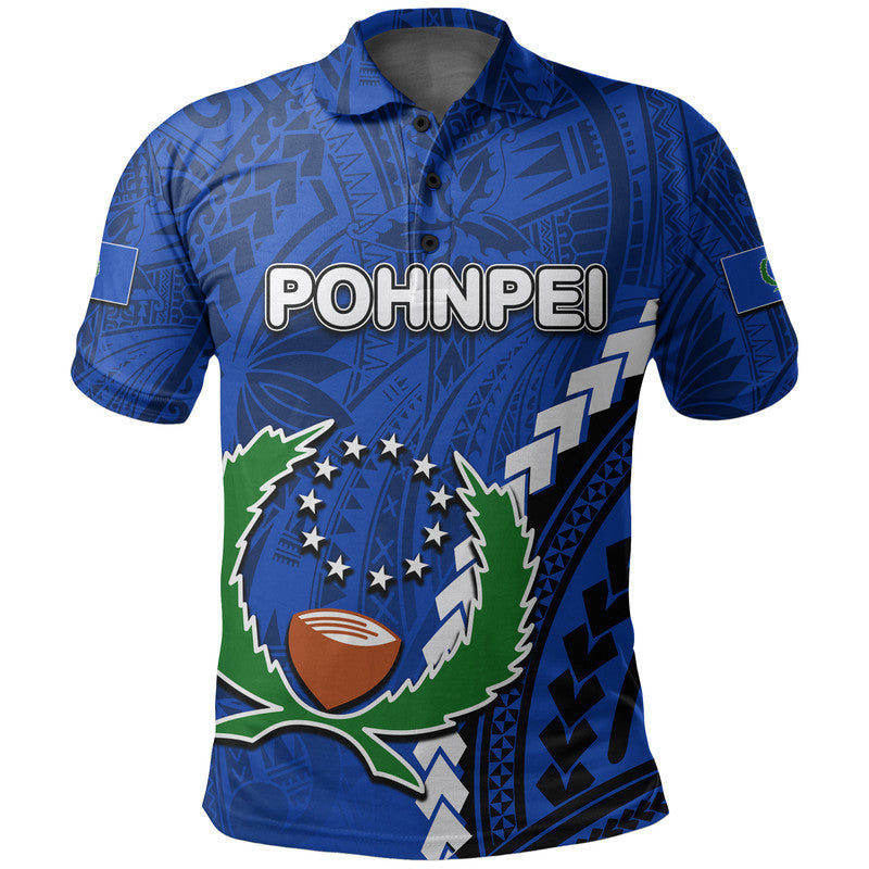 Pohnpei Polo Shirt Polynesian Style