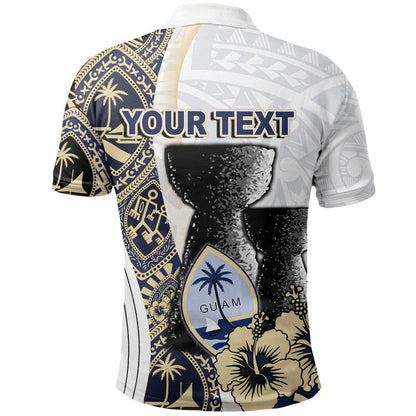 Custom Personalised Guam Chamorro Polo Shirt White Style