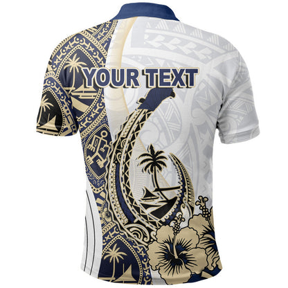Custom Personalised Guam Chamorro Polo Shirt White Style