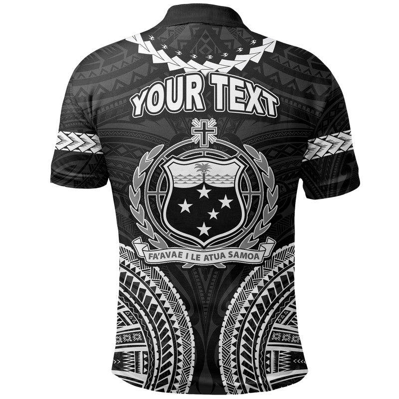 Custom Personalised Samoa Ula Nifo Tribal Polo Shirt White Style