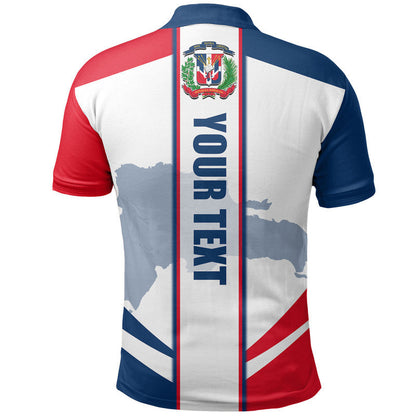 Custom Dominican Republic Polo Shirt Simple Vibe