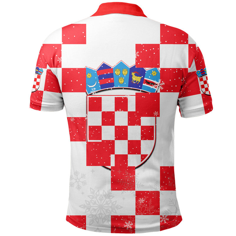 Croatia Christmas Santa Claus Dabbing Polo Shirt Replica Football Jersey