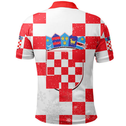 Croatia Christmas Santa Claus Dabbing Polo Shirt Replica Football Jersey