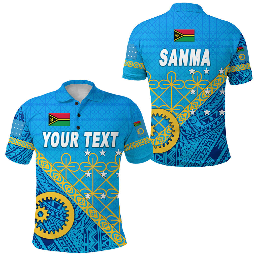 Custom Personalised Sanma Province Polo Shirt Vanuatu Pattern Unique Style