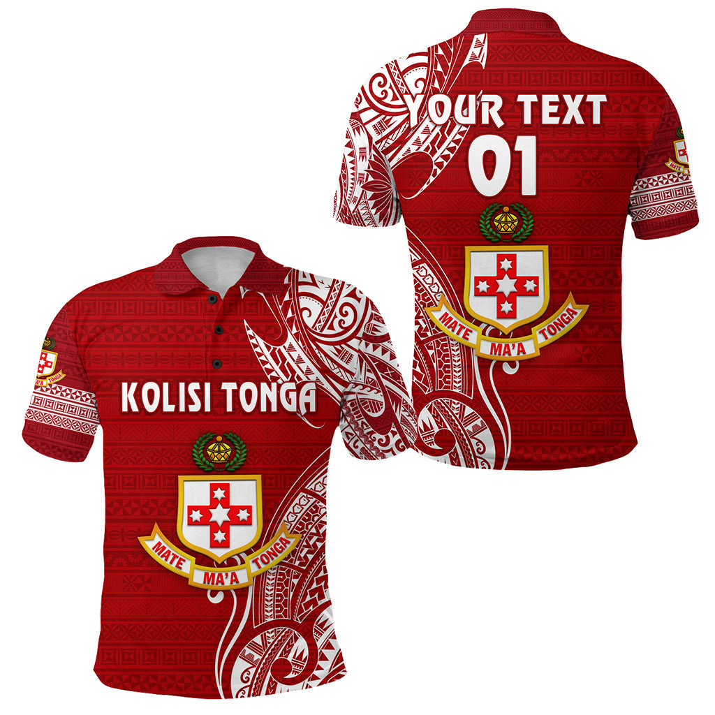 Custom Personalised Kolisi Tonga Mate Ma'a Tonga Polo Shirt Original, Custom Text And Number