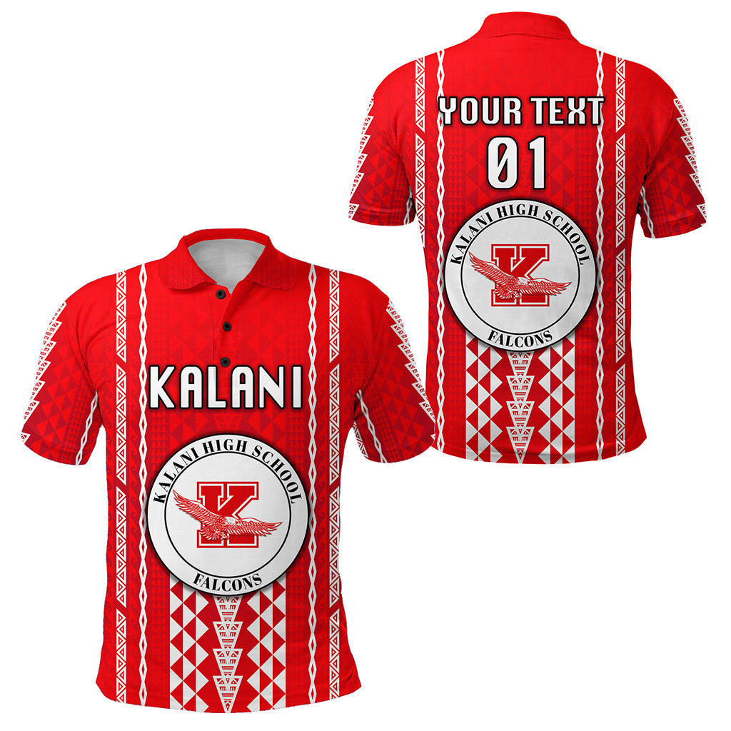Custom Personalised Hawaii Kalani High School Polo Shirt Falcons Simple Style