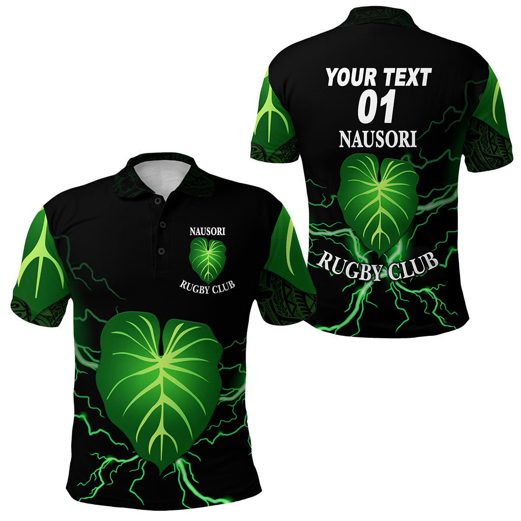 Custom Personalised Fiji Nausori Rugby Polo Shirt Simple Style, Custom Text And Number