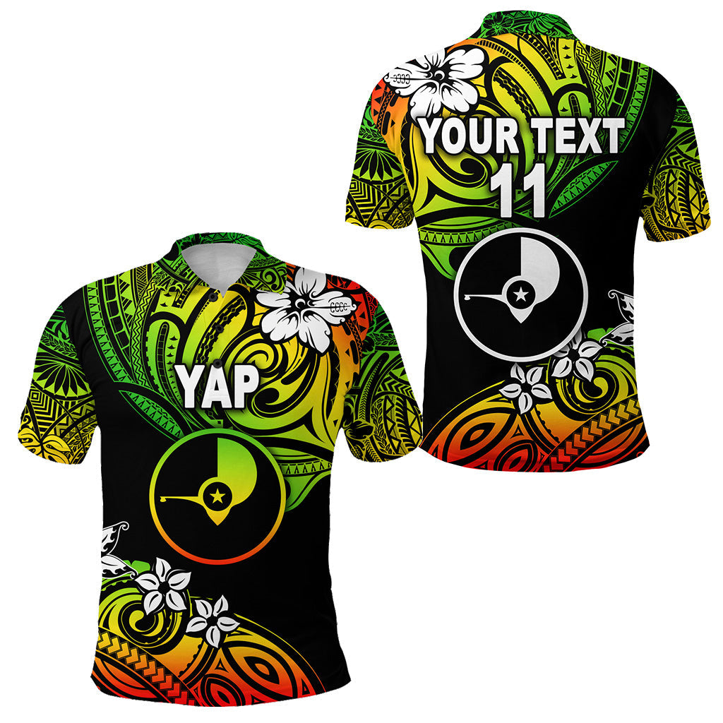 Custom Personalised FSM Yap Polo Shirt Unique Vibes - Reggae