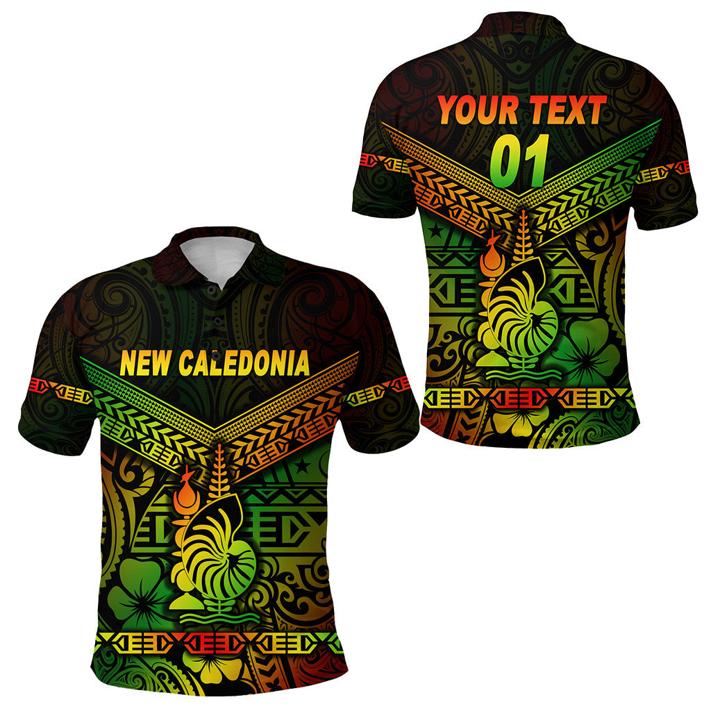 Custom Personalised New Caledonia Polo Shirt Simple Style - Reggae