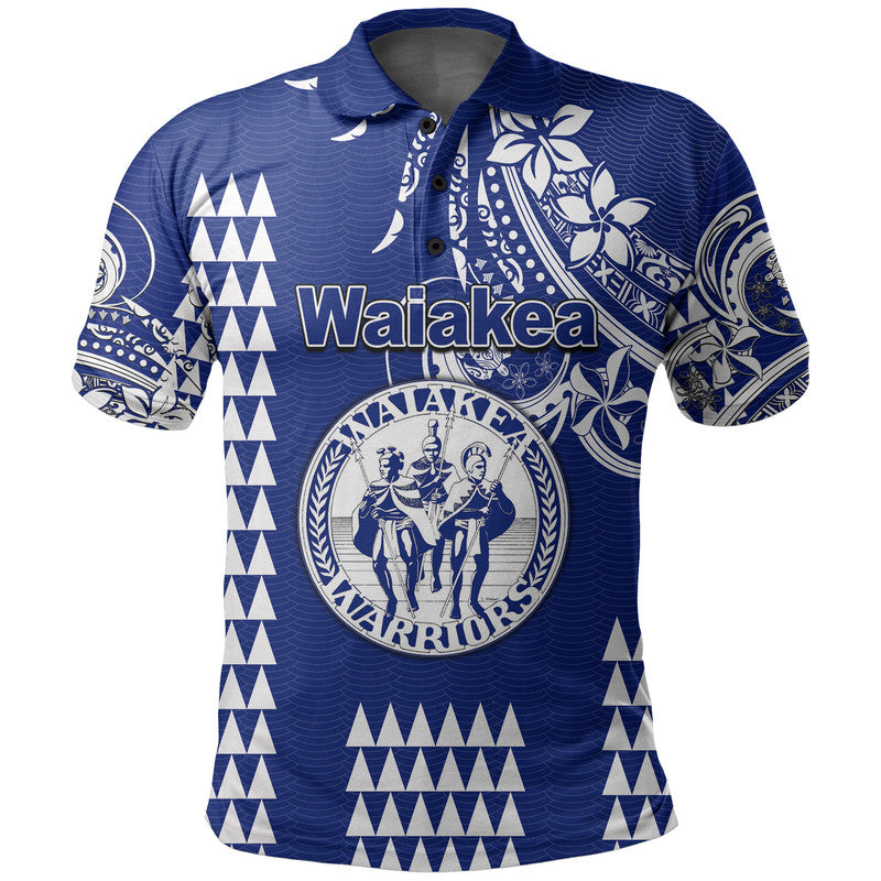 Hawaii High School- Waiakea Polo Shirt Mix Kakau Shirt