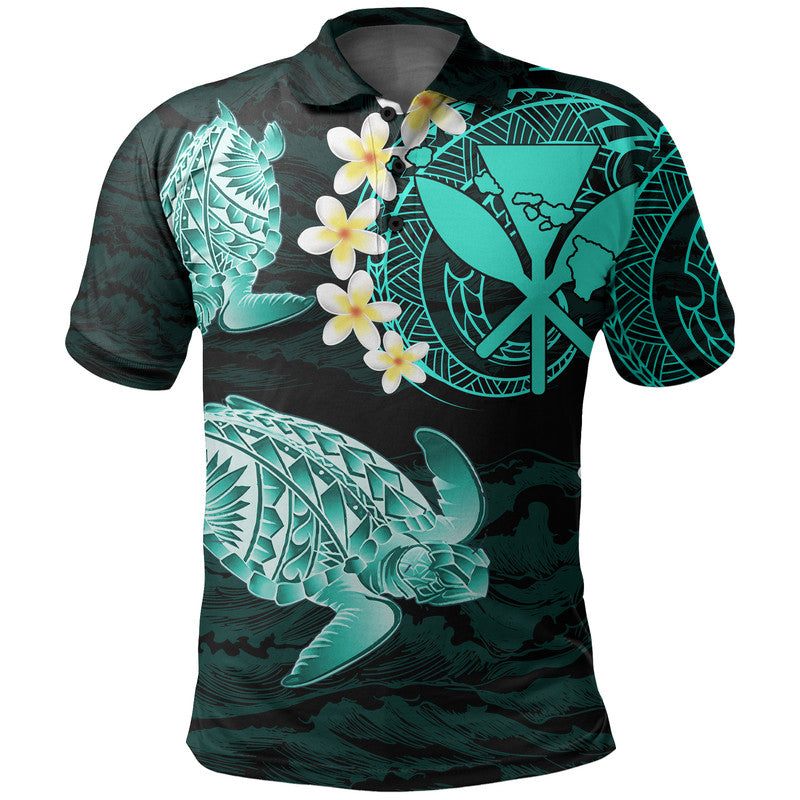 Hawaii Kanaka Turtle Polo Shirt Style No.4