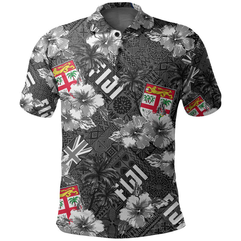 Fiji Hibiscus Polo Shirt Hawaii Style No.3