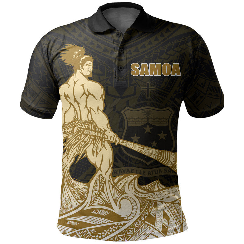 Samoa Warrior Polo Shirt Polynesian No.3
