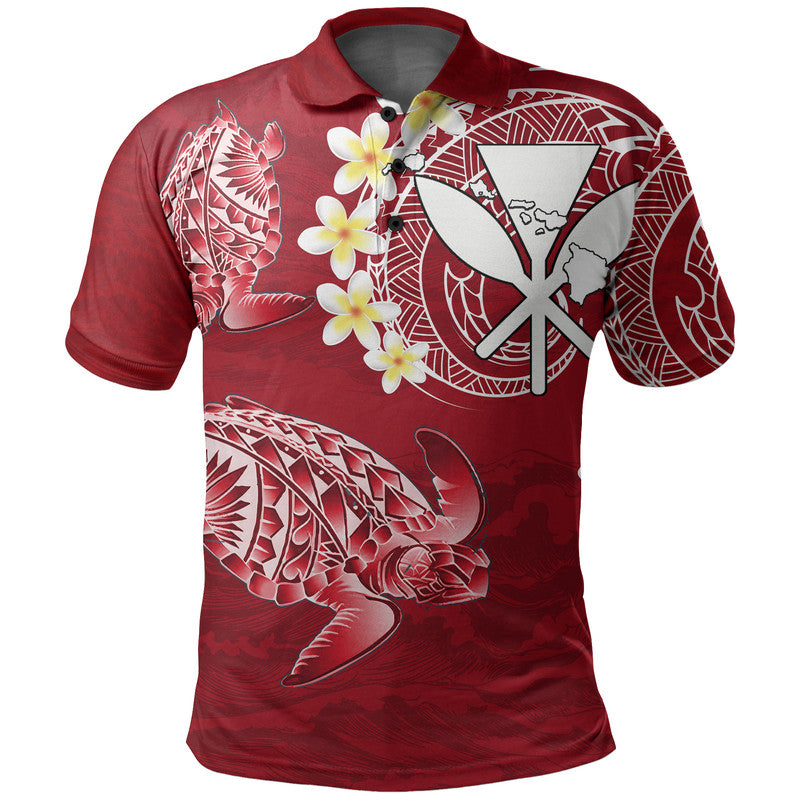 Hawaii Kanaka Turtle Polo Shirt Style No.2