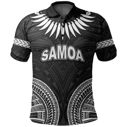 Custom Personalised Samoa Ula Nifo Tribal Polo Shirt White Style