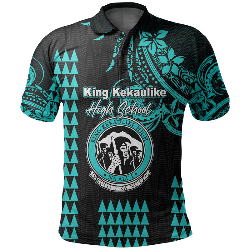 Hawaii High School- King Kekaulike Polo Shirt Mix Kakau